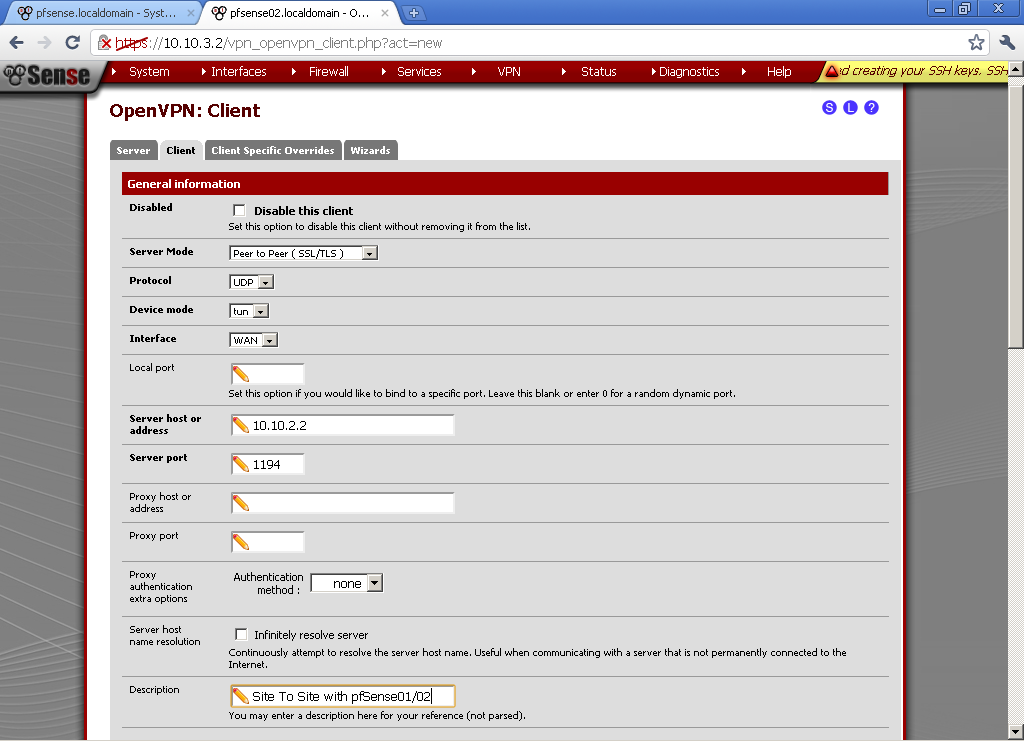 pfsense openvpn